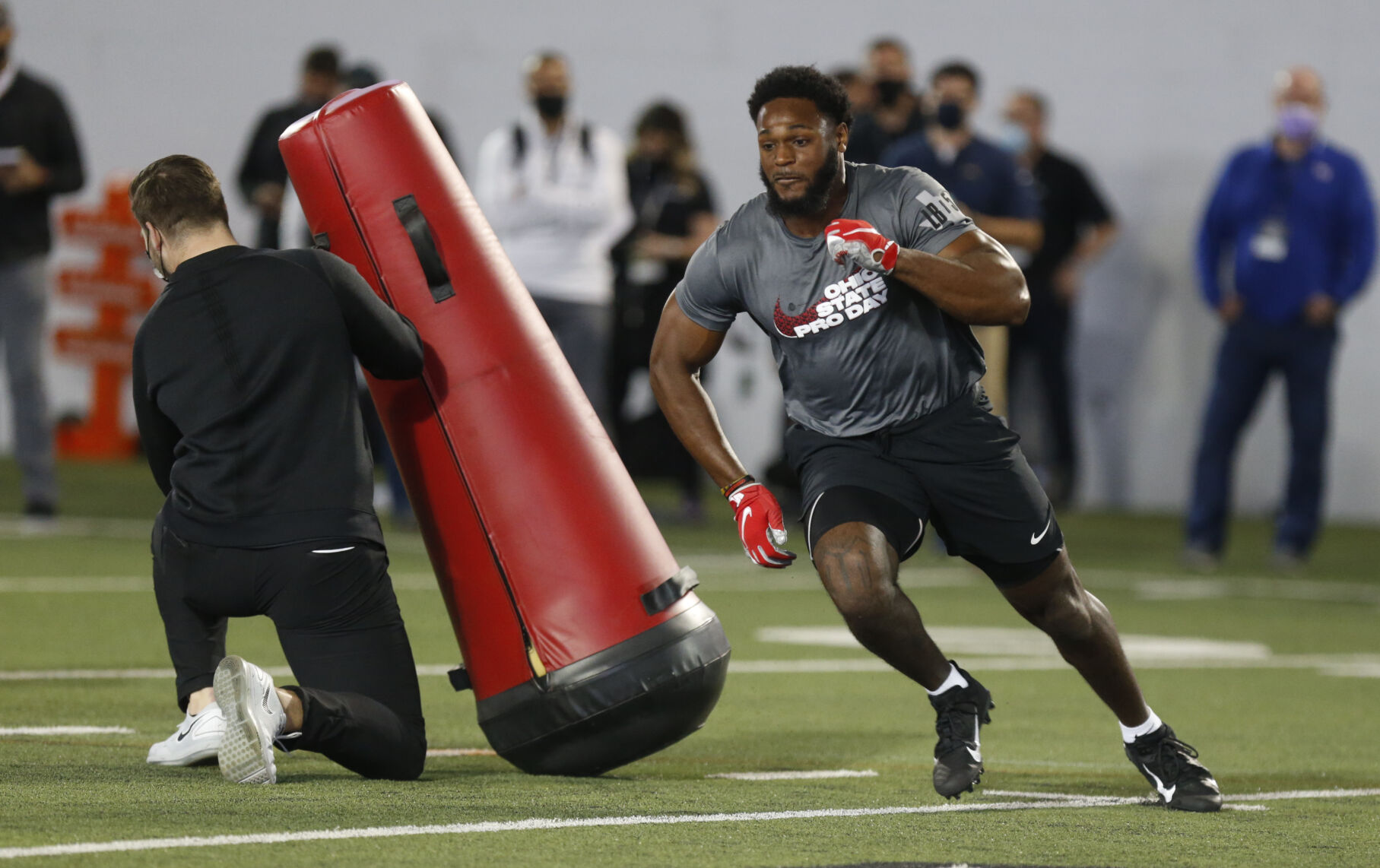 Ohio State University NFL Pro Day Football